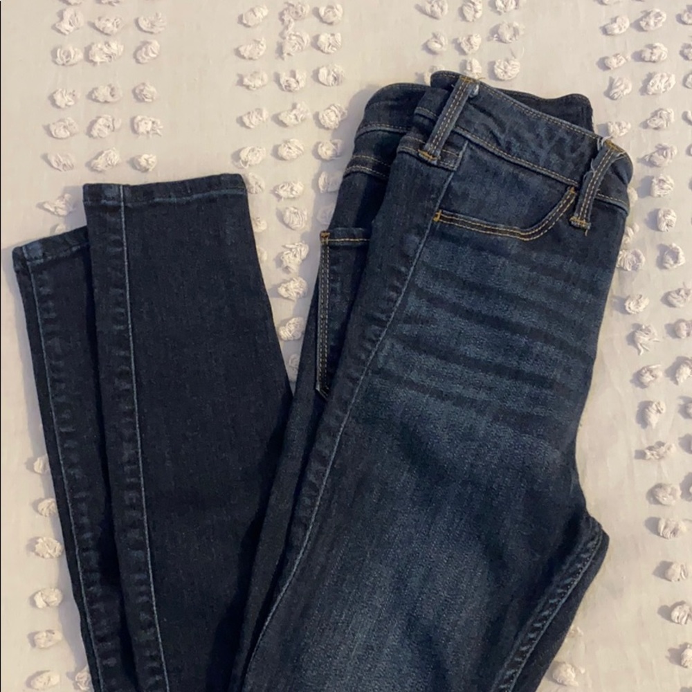 hollister high rise jean legging non ripped